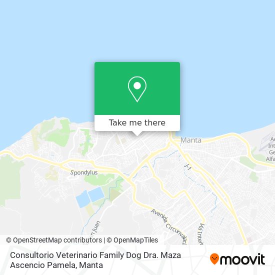 Mapa de Consultorio Veterinario Family Dog Dra. Maza Ascencio Pamela
