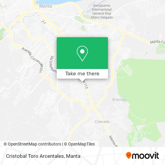 Mapa de Cristobal Toro Arcentales