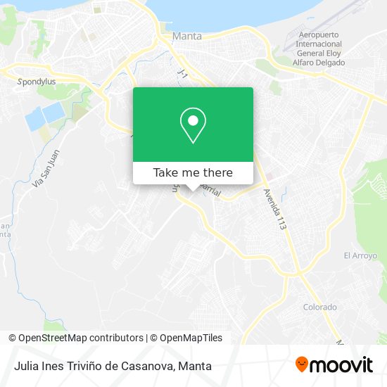 Mapa de Julia Ines Triviño de Casanova