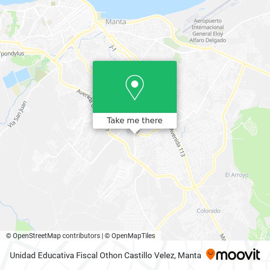 Mapa de Unidad Educativa Fiscal Othon Castillo Velez