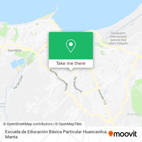 Escuela de Educación Básica Particular Huancavilca map