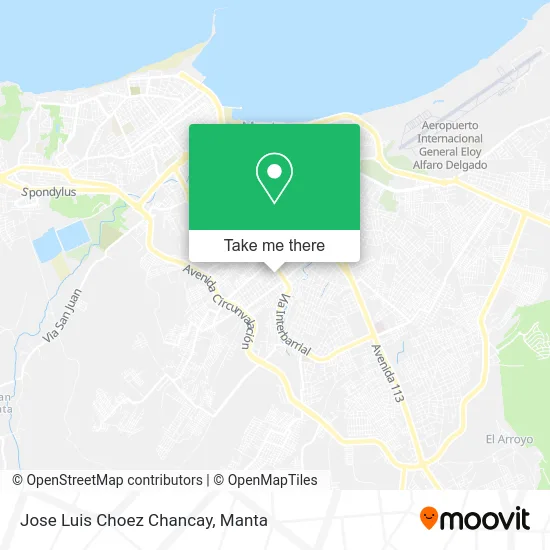 Jose Luis Choez Chancay map