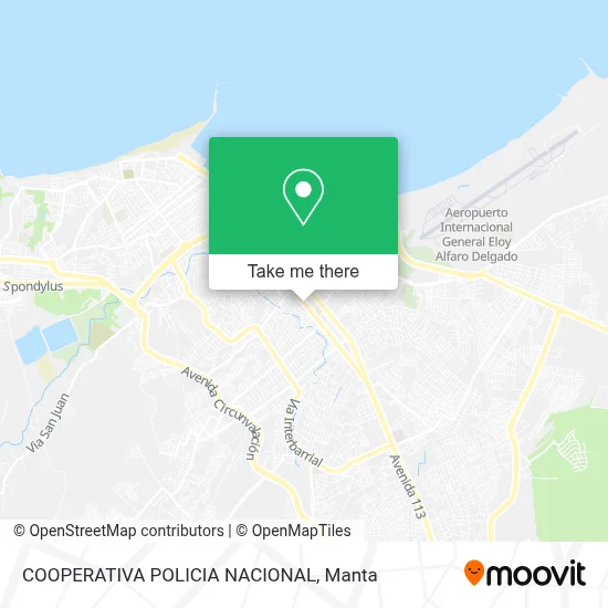 COOPERATIVA POLICIA NACIONAL map