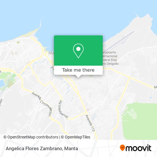 How to get to Angelica Flores Zambrano in Manta by Bus?