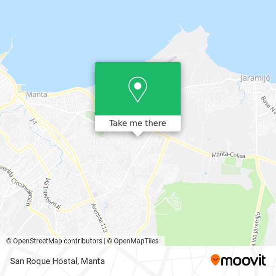 Mapa de San Roque Hostal