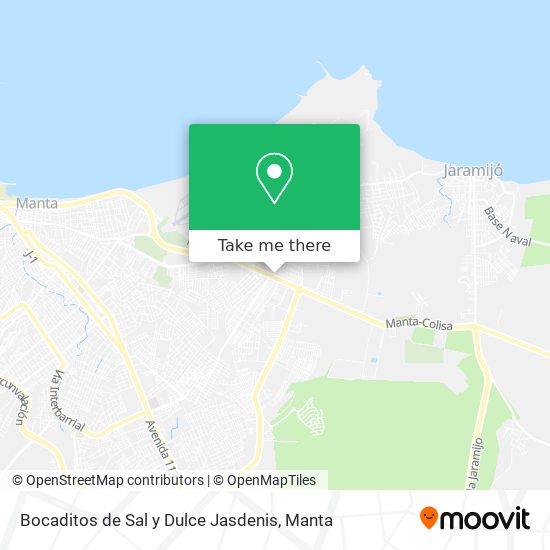 Bocaditos de Sal y Dulce Jasdenis map