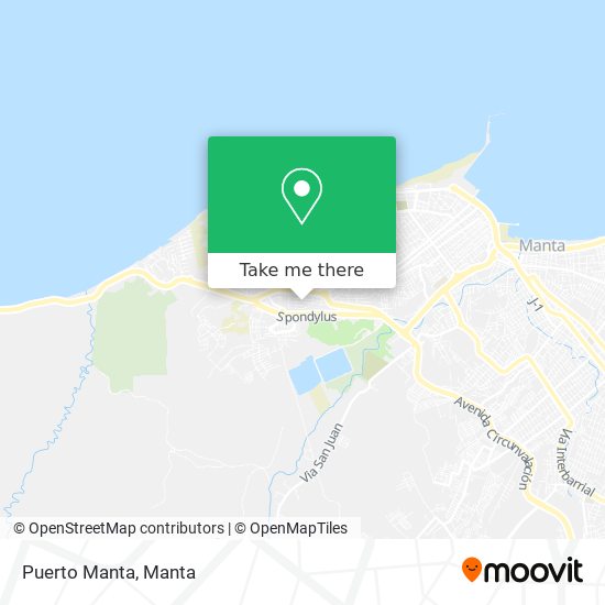 Puerto Manta map