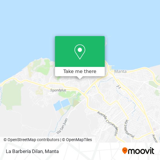 Mapa de La Barbería Dilan