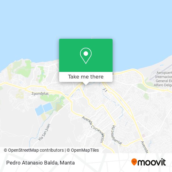 Mapa de Pedro Atanasio Balda