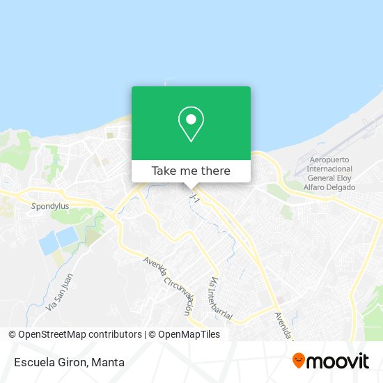 Mapa de Escuela Giron