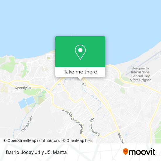 Barrio Jocay J4 y J5 map