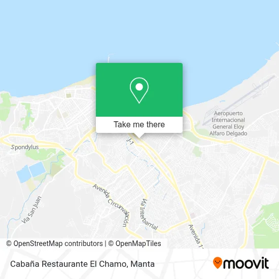 Cabaña Restaurante El Chamo map