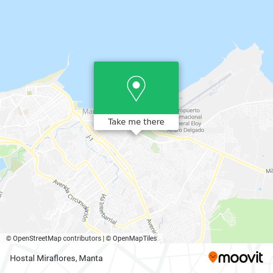 Hostal Miraflores map