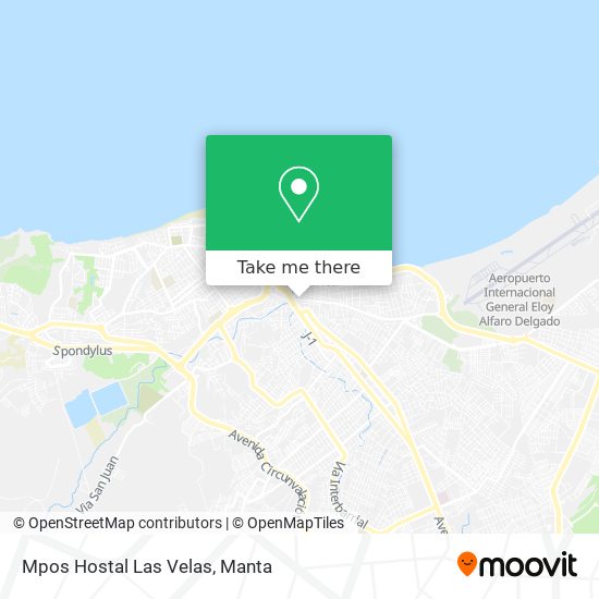 Mpos Hostal Las Velas map