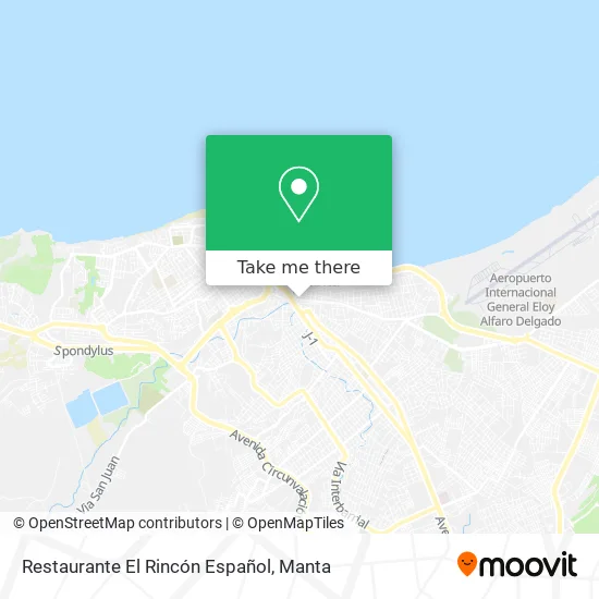 Mapa de Restaurante El Rincón Español