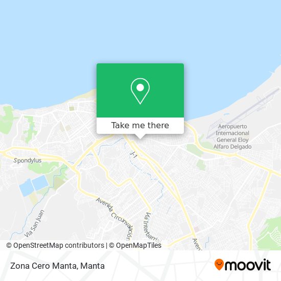 Mapa de Zona Cero Manta