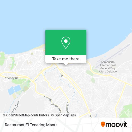 Mapa de Restaurant El Tenedor