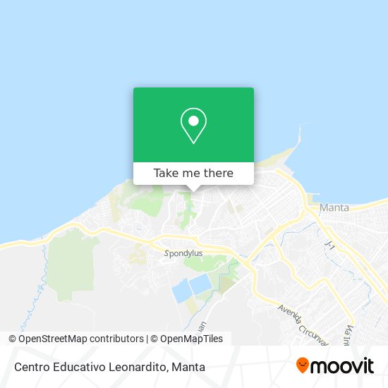 Mapa de Centro Educativo Leonardito