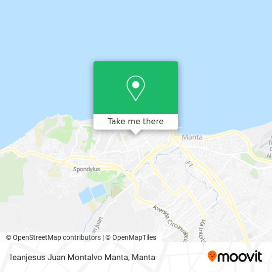 Ieanjesus Juan Montalvo Manta map