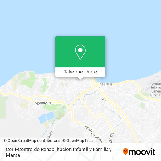 Mapa de Cerif-Centro de Rehabilitación Infantil y Familiar