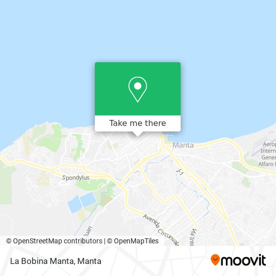 Mapa de La Bobina Manta