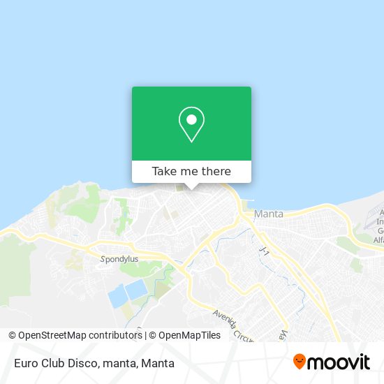Mapa de Euro Club Disco, manta