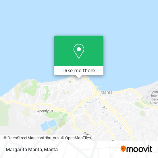 Margarita Manta map