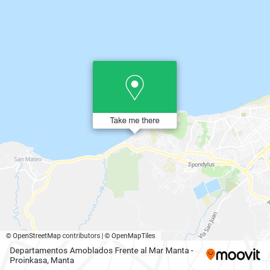 Departamentos Amoblados Frente al Mar Manta -Proinkasa map