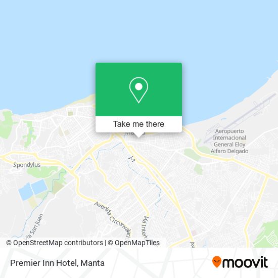 Premier Inn Hotel map