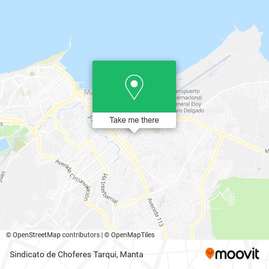 Sindicato de Choferes Tarqui map