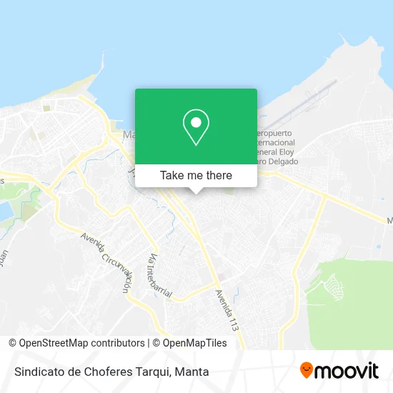 Sindicato de Choferes Tarqui map