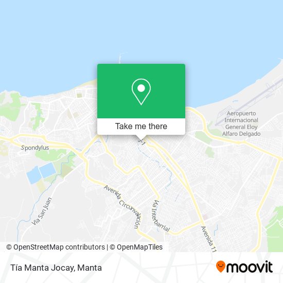 Tía Manta Jocay map