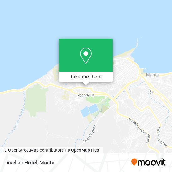 Mapa de Avellan Hotel