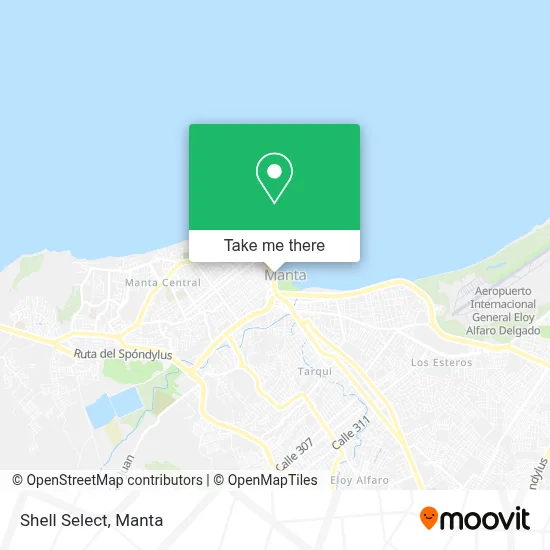 Shell Select map