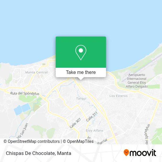 Chispas De Chocolate map