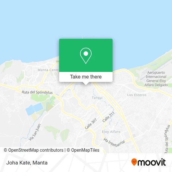 Joha Kate map
