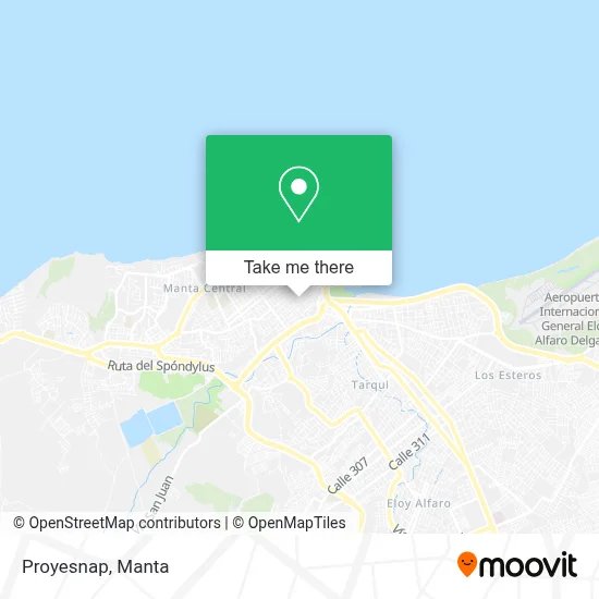 Proyesnap map