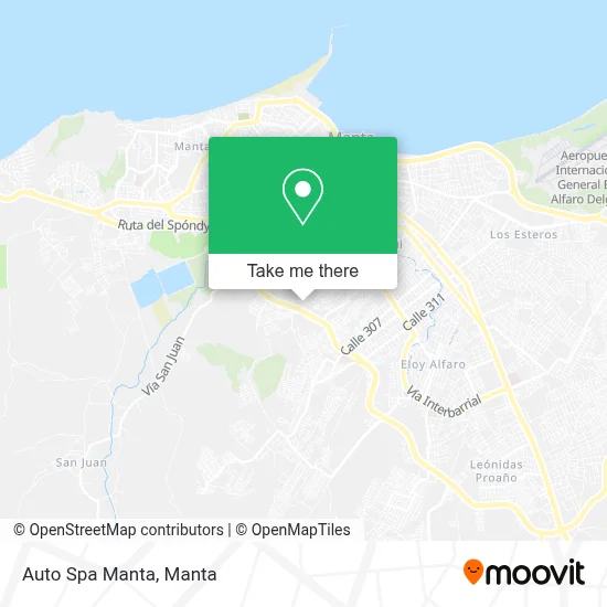 Auto Spa Manta map