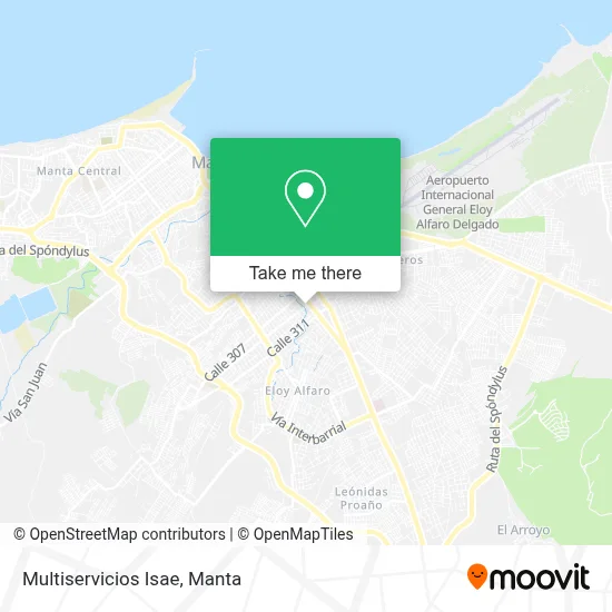 Multiservicios Isae map