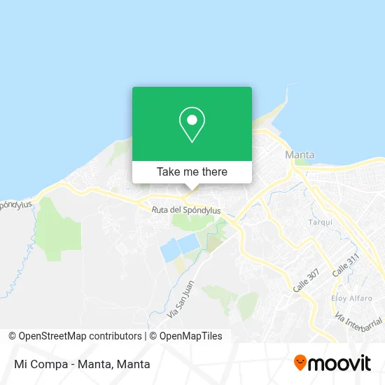Mi Compa - Manta map