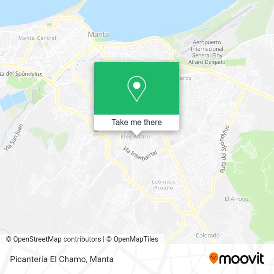 Picanteria El Chamo map