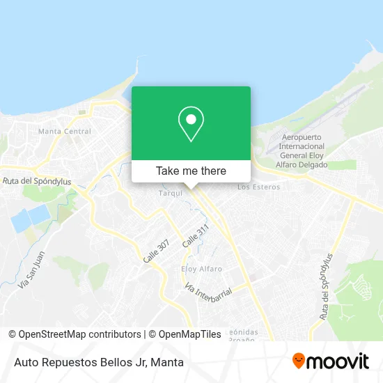 Auto Repuestos Bellos Jr map