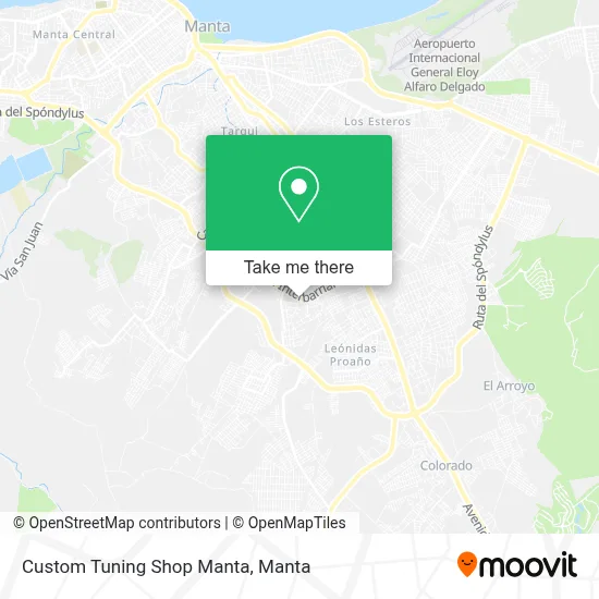 Custom Tuning Shop Manta map
