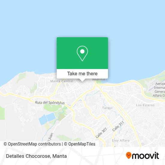 Detalles Chocorose map