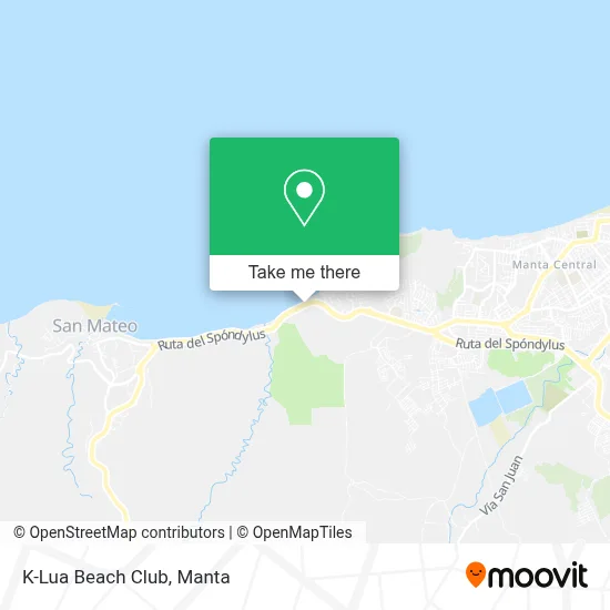 K-Lua Beach Club map