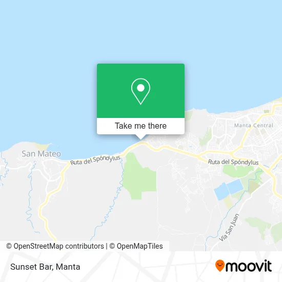 Sunset Bar map