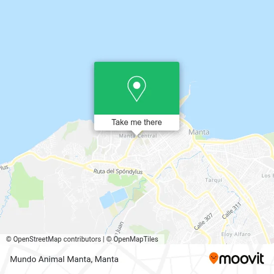 Mundo Animal Manta map