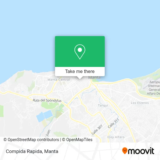 Compida Rapida map