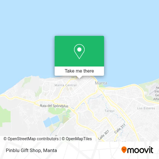 Pinblu Gift Shop map