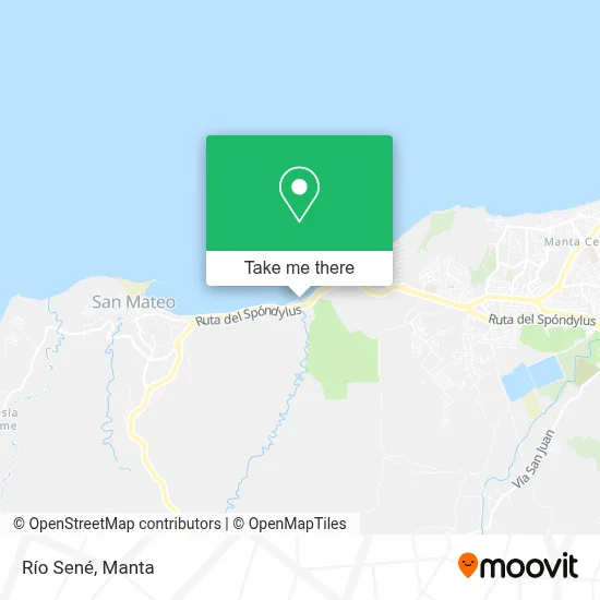 Río Sené map